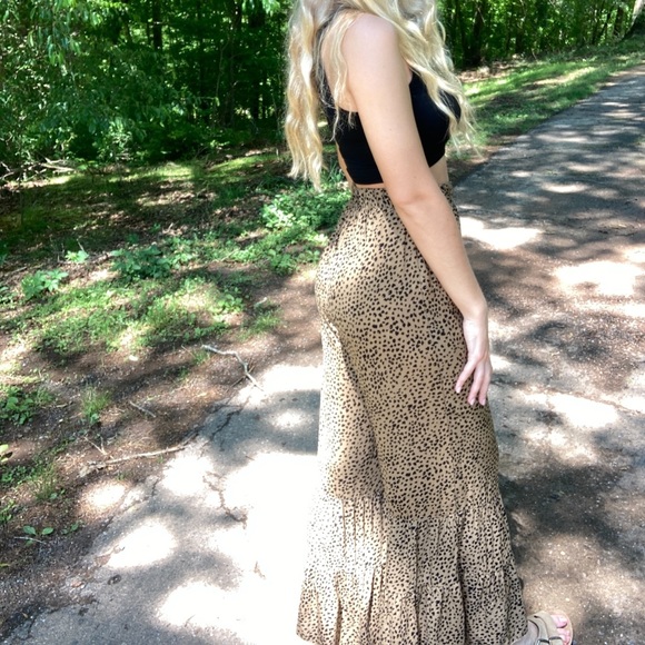 Chetah Print Gypsy Pants - Picture 6 of 7